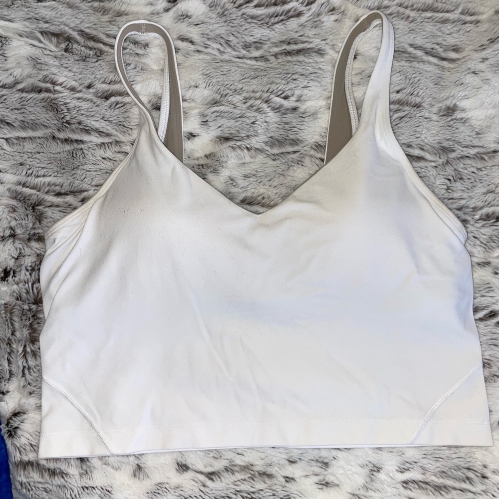 lululemon white align tank size 6